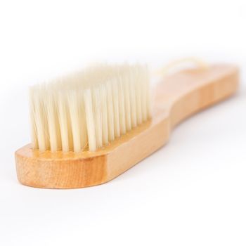 a close up of a brush