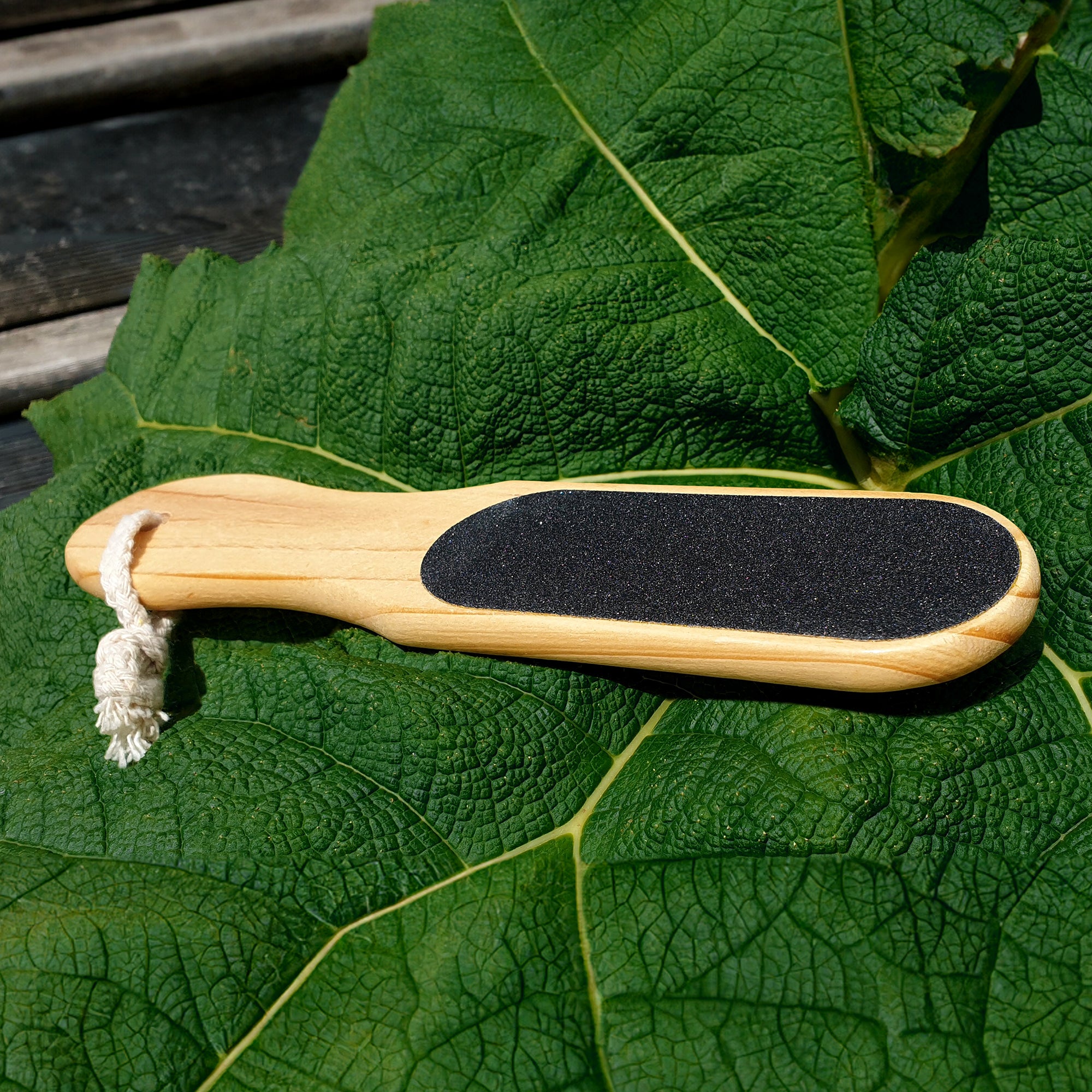 Double-Sided Natural Wood Foot File – Revs Reflexology Footwear